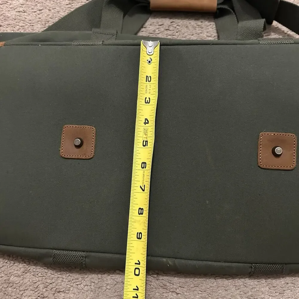 STUBBLE & CO Weekender Duffle Bag Canvas Leather w/ Shoulder Strap *LOGO